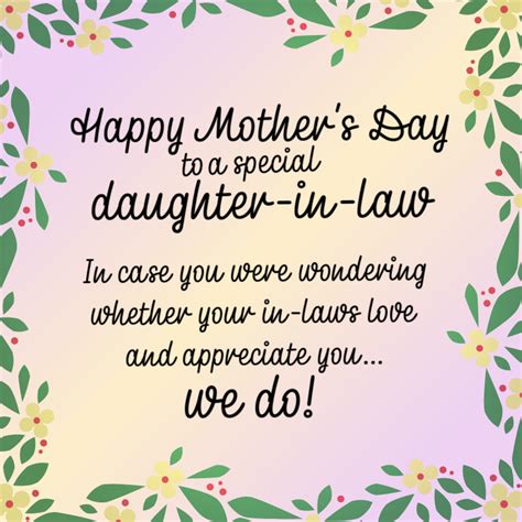 happy mother's day daughter in law images|mother's day message to daughter.